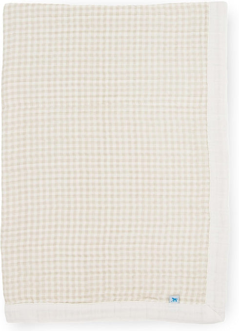 Little Unicorn Newborn Receiving Quilt | Ultra- Soft, Multi-Layered Muslin Fabric |
