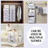 3-in-1 Orzbow Hanging Diaper Caddy Organizer for Changing Table, Nursery Organization and Diaper Stacker for Crib Wall