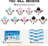 Aneco 9 Pack Christmas Snowman DIY Craft Kit Build Snowman Decorating Kit Modeling Clay Snowman Making Kit Holiday Gift Winter Toys for Xmas Party Home Supplies by Aneco