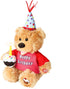 Dancing Singing Happy Birthday Interactive Teddy Bear Stuffed Animal W/Cupcake,Singing Stuffed Animals