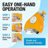 Calvoria Trimmer 3 Electric Nail Clippers, Safe Automatic Nail with LED Light & Speeds, Quiet USB Rechargeable Electric