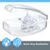 Chicco PhysioForma Pacifier - 100% Soft Silicone One Piece for Babies 0-6 Months, BPA & Latex Free, Pack of 4