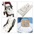 Baby Stroller Cushion, Infant Car Seat Insert, Reversible Universal Soft Newborn Stroller Mat, 100% Cotton Cover