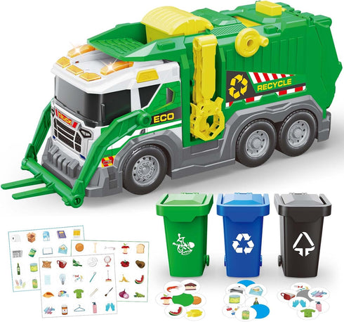 AuroTops Garbage Truck Toys for Kids 3 4 5 6 7 8