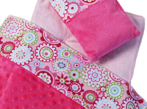 Generic 18" Set, Doll Mattress & Bedding Pink Floral