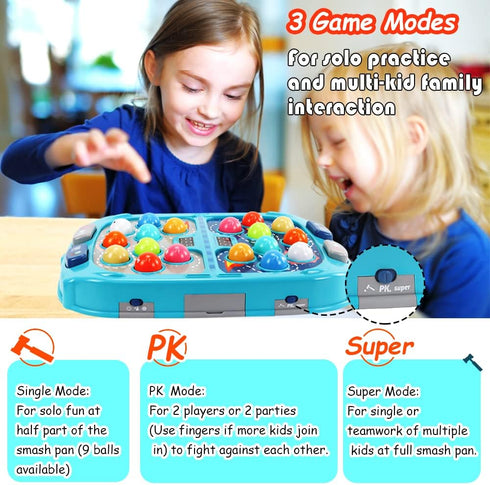Whack Mole Game for Toddlers, Interactive Educational Toys for 3-12 Year Old Boys and Girls, Gifts with Sound and Light