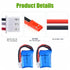 25C 250mAh 7.4V Lithium Battery for Orlandoo Hunter 1:35 RC Truck Jeep Toy with JST Plug & 2S USB Charging Cable
