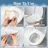 RAINFLOW 10 Pack Toilet Seat Covers Disposable Flushable - Portable Travel Toilet Seat Cover, Individually Wrapped