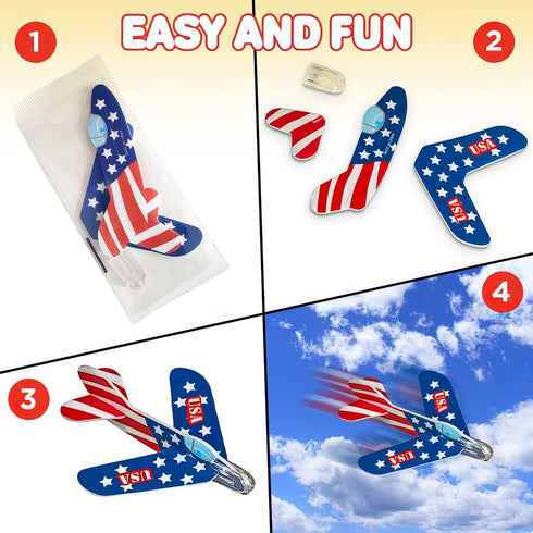 ArtCreativity Foam Airplanes for Kids, Bulk Set of 72 Lightweight Planes with Various Designs, Fun Party Favors
