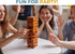 BSIRI Wooden Tumbling Tower Family Game for Senior and Adult and Classic Stacking Party Block for Challenging Your