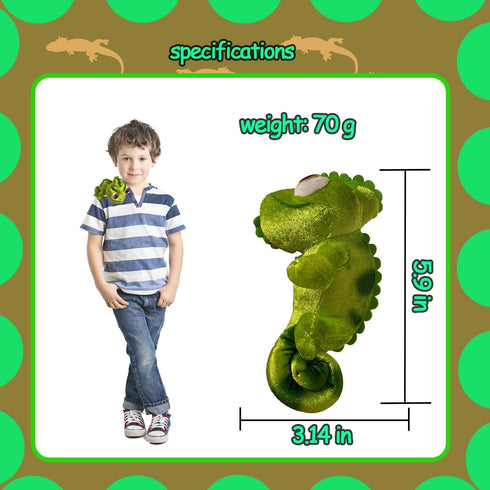 Lizard Plush Shoulder Magnet Stuffed Animal Toys, Cute Plushies Present for Boys, Girls, Kids Fans