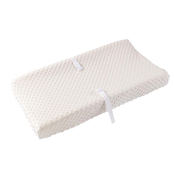 Baby Changing Pad Cover - Super Soft Plush Dot Diaper Changing Table Covers for Boys & Girls, Fit 32"/34'' x 16" Pad