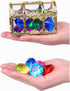 Diving Gem Pool Toys - 14 Color Diamond Treasure Chest Summer Swimming Gems Pirate Diving Toy Set for Children