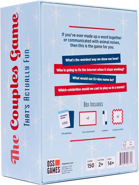 DSS Games The Couples Game That's Actually Fun: A Party Game for Partners
