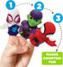 Spidey & His Amazing Friends 10 Piece Finger Puppet Set - Educational and Bath Toys for Playtime