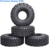 Hobbypark RC Crawler Tires 1.9 Inch 4.7" 120mm for Axial SCX10 II III Traxxas TRX4 Redcat Gen 8 Gen7, 4pcs Foam Inserts