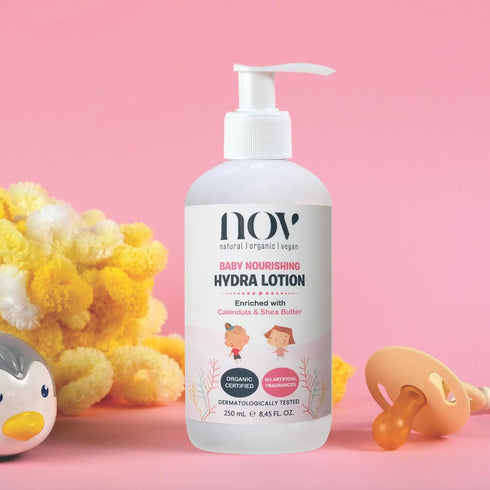 8.45 oz NOV Baby Nourishing Hydra Lotion - Baby Lotion for Newborn to Calm Itchiness and Redness - Newborn Essentials
