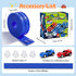 16Ft 2 4 1/64th 3 KETIEE Flex Tracks for Kids: Flexible Race Car Ramp Track with Small Racecars and Suction Cups