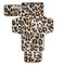 Jihqo Diaper Changing Pad Leopard Print Portable Diaper Mat with Built-in Pillow Travel