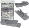 BMC Classic Marx Landing Craft - 4pc Gray Plastic Army Men Boat Vehicles