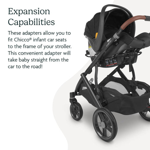 UPPAbaby Car Seat Adapter for Chicco Infant Car Seats, Compatible with Vista and Cruz Strollers, Quick + Secure