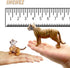 Gemini&Genius Tiger Toy Figures for Kids, Safari Animal Action Figures with Cub, Great for Gifts and Party Favors