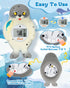 Baby Bath Thermometer Digital for Water Temperature Fast & Accurate F/C Reading, Waterproof Floating Safety Thermometer