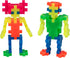 PLUS PLUS Open Play Tube, 240 Piece Neon Color Mix Construction Building STEM Toy for Kids