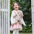 GAGAKU Baby Doll Carrier for Toddler, American Girl Bitty Baby Doll Accessories Holder, Pink Wax Flowers Stuffed Animals