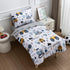 4 Set NTBED Pieces Construction Toddler Bedding for Baby Boys,Tree Truck Vehicles Excavator Cars Printed, Includes