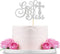 WeBenison God Bless Cake Topper Silver Glitter First Communion Baby Shower Decorations Bless This Child Party