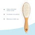 Soft Wooden Baby Hair Brush for Newborns & Toddlers, Ultra Soft Natural Goat Hair in Chic Gift Box