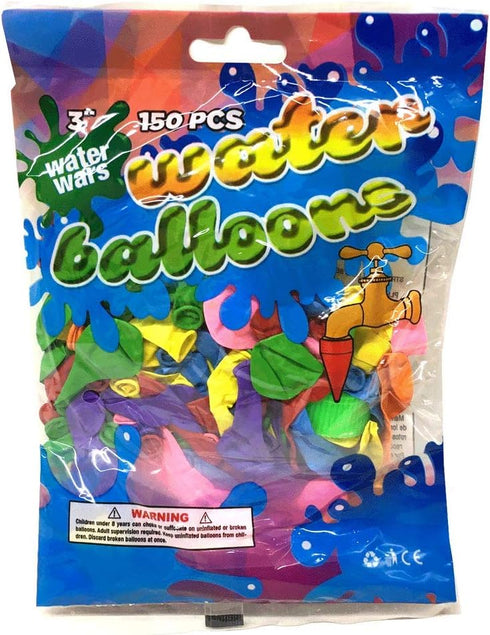 3” Water Wars Sports Water Balloon Refill Kit (150 PC)