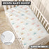 Winpema 28"x52" Colored Sun Fitted Crib Sheet Sunshine Baby Crib Sheet Fit Standard Crib and Toddler Mattress,Crib
