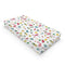 Watercolor Summer Flamingo Changing Pad Covers, Tropical Leaves, Lemon Pineapple Watermelon, Soft Stretchy Diaper