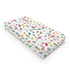 Watercolor Summer Flamingo Changing Pad Covers, Tropical Leaves, Lemon Pineapple Watermelon, Soft Stretchy Diaper