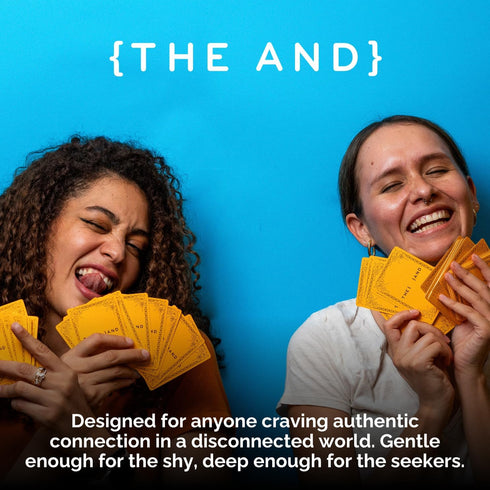 {THE AND} Strangers Edition - Conversation Starter Card Game - Fun Getting to Know You Game - Ice Breakers to Reduce
