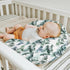 Watercolor Green Mountain Baby Nursing Pillow Covers for Boy Girl Trees Forest Mountains Neutral Nursing Slipcovers