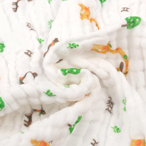 2 Pack, 100% 35"x35" T0405 babygoal Baby Bath Towel Muslin Cotton Hooded Towel for Newborn,Toddler,Infant, Absorbent