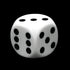 Chessex CHX25601 Dice-Opaque - 12D6 White/Black Set, One Size, Multicolor