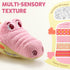 Tummy 0-12 Sumobaby Crocodile Baby Toys Musical Crocodile, Stuffed Animal Activity Soft Toys with Teether