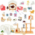 40 Pack Cat Figures Playset Toy - Realistic Cat Figurines for Pretend Play, Educational Learning, Cake Toppers