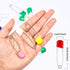 50 Pieces Safety Diaper Pins, 2.2 Inch Plastic Head Cloth Diaper Nappy Pins with Locking Closures