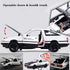 Initial D Toyota Trueno AE86 Alloy Diecast Car Model, Pull Back Sports Car Toys for Kids and Adults (Black-Type A)