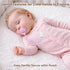 4 Packs Silicone Pacifier Clip Holder with One-Piece Beads, Soft Flexible and Rust-Free Binky Pacifiers Clips