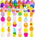 UUSYCUN 30PCS Prefilled Easter Eggs with Mochi Squishy Toys, Easter Squishies Stuffed Plastic
