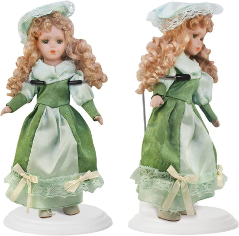 Toddmomy 4Pcs Mini Doll Toy Display Stand, Doll Support Holder for Window Display Decoration