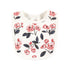 Touched by Nature Unisex Baby Organic Cotton Bibs - Bubblegum Floral, One Size