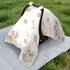 Dalzium Corgis Dog Car Seat Cover Baby, Carseat Canopy Cover for Girl Boy, Breathable Baby Carrier Cover Stroller Sun