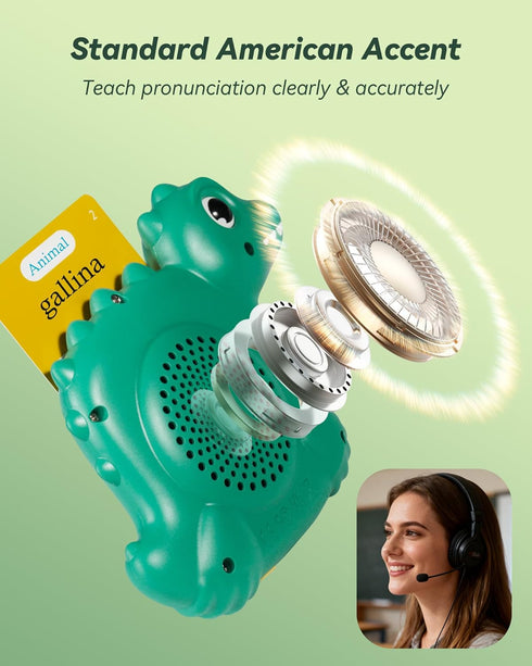 1-3, 31 Bilingual Spanish and English Talking Flash Cards for Toddlers Montessori Learning Toys with Themes, Pocket